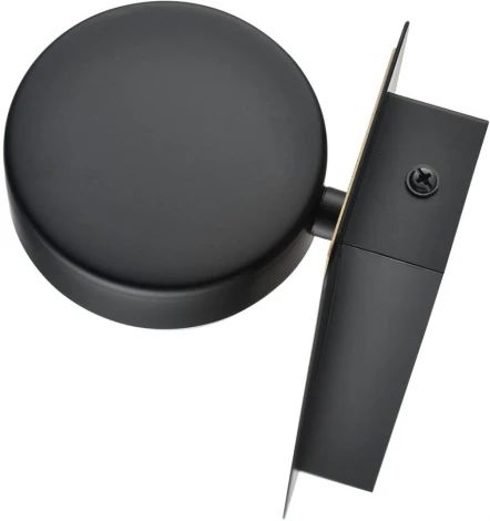 Настенный светильник Lumion Leland 8264/1W металл, черный/дерево GX53 LED 1*7W 220V (выключатель)