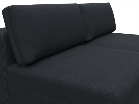 Диван угловой модульный Лига-060 НПБ угол универсальный (ЛДСП,Брус,Фанера/Пластик/Замша/Темно-серый) Лига Диванов 129502