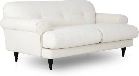 Диван Italia ОГОГО (арт.865103), (Ткань/Белый,Черный)