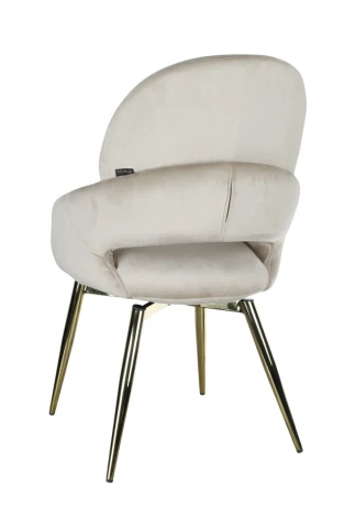 Стул обеденный IST-CASA Виола BS1377-BG-2, 50х58х92 см, бежевый/золото