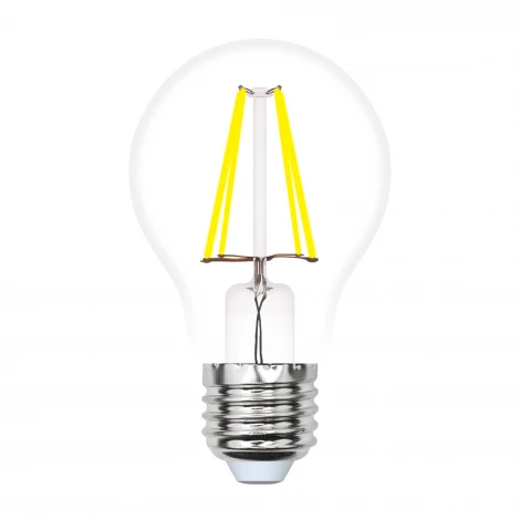 Лампочка светодиодная шар прозрачная E27 7W 3000K Uniel LED-A60-7W/WW/E27/CL/MB GLM10TR