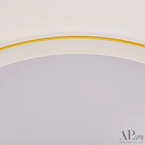 Потолочный светильник светодиодный с ПДУ APL LED Turin 3306.B247-350 White/Yellow