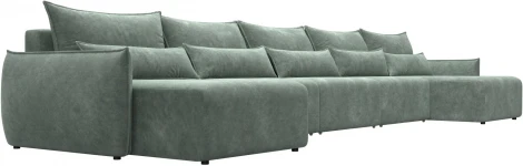 Диван п-образный Лига-051 НПБ МегаЛонг Лига Диванов (Велюр) арт.128745