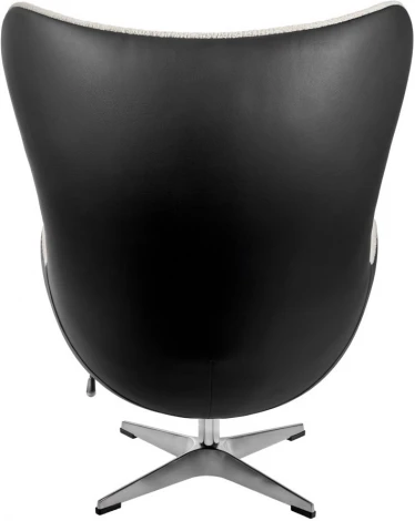 Кресло Bradex Home EGG STYLE CHAIR черный, экокожа (RF 0696)