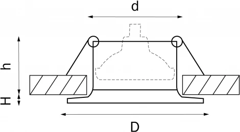 Встраиваемый светильник Levigo 010021 (220V)