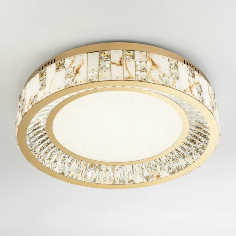 Потолочный светильник светодиодный с пультом с регулировкой цветовой температуры Modelux ML.2400.600 GD