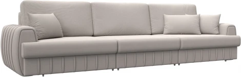 Диван прямой Лига-057 НПБ Лонг Лига Диванов (Замша) арт.129257