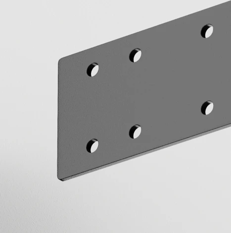 Прямой коннектор 1шт Gravity накладной черный (магнитный) Maytoni Technical TRA004C-21S (48V)