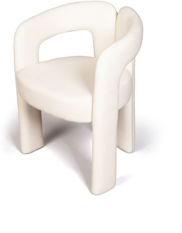 Полукресло Top Concept Angie, ткань, велюр молочный