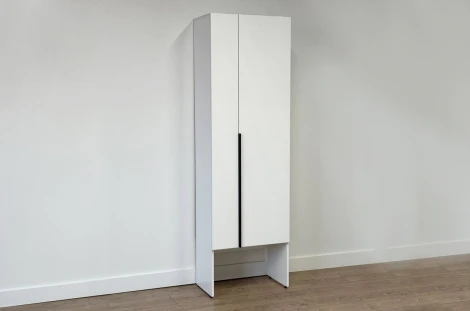 Шкаф двухдверный L600 Баско Mebelson (ЛДСП/Светлое дерево) арт.173777,2552