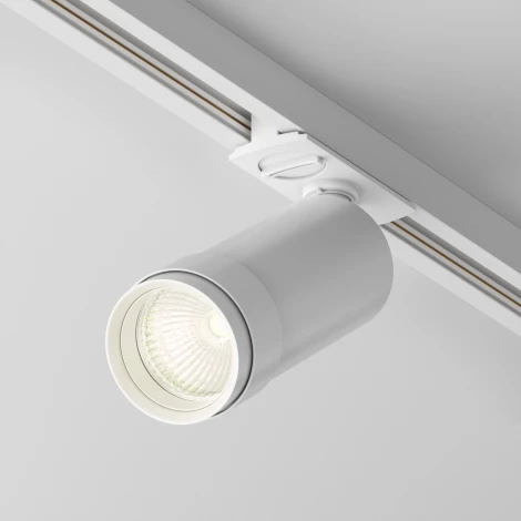 Трековый светильник Focus Led Zoom Unity 3000K 12Вт 15° (однофазный) Maytoni Technical TR021-1-12B3K-Z-W (220V, круглые)