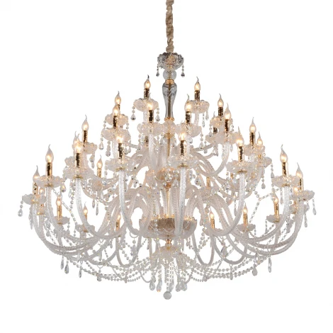 Подвесная большая люстра Aployt Halina APL.811.03.42 (220V, на цепи, свеча)