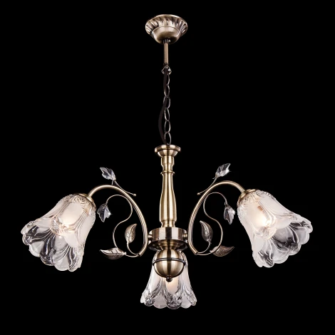 Подвесная люстра Eurosvet 30009 30009/3 античная бронза