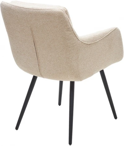 Стул VALLEYS Бежевый Lake-110, ткань / черный каркас / Товарный знак DISAUR