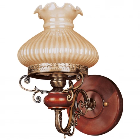 Бра N-Light 829 829-01-01 красное дерево+бронза