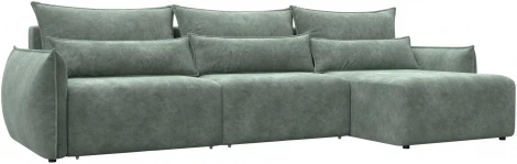 Диван угловой Лига-051 НПБ Лонг угол универсальный Лига Диванов (Велюр) арт.128727