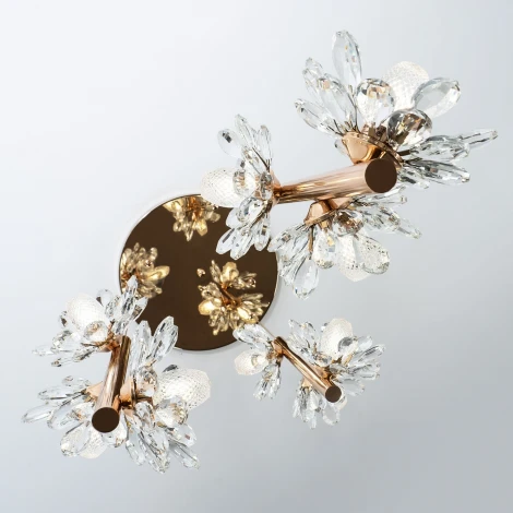 Подвесной светильник хрустальный Modelux MODELUX ML.1855.9 GD