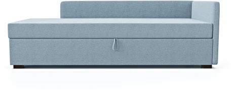 Диван-кровать Arsko Велес Угол правый рогожка голубая