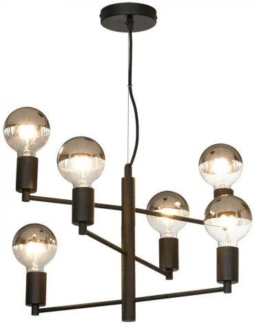 Подвесная люстра ярусная Lussole Huron LSP-8156-S (220V, на тросе, IP21)