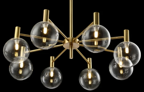 Потолочная люстра Crystal Lux Andres SP8 BRONZE/TRANSPARENTE