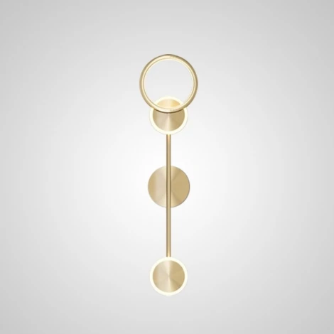 Настенный светильник ImperiumLoft ZINGY B Brass zingy01 (209012-23) (LED, 220V, круглые, кольцо)