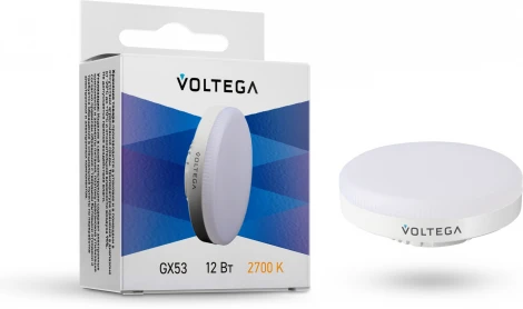 Светодиодная лампа Simple GX53 12W 2700K Voltega  7233