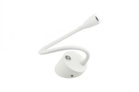 Настенный светильник на гибкой ножке для чтения DesignLed BED BQ004103-A-3-DIM-WH-WW (220V, диммер, сенсорный выключатель)