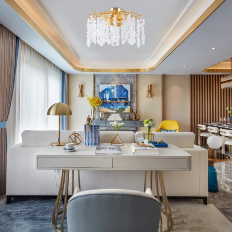 Потолочная люстра Arte Milano Milano-3 23312.500.4.G9.D GD (220V)