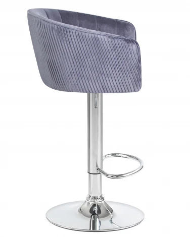 Стул барный DARCY (серый велюр (1922-19))