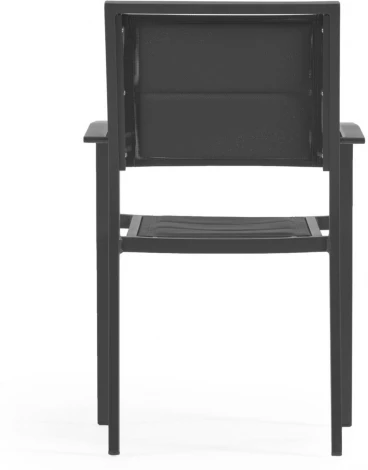 Sirley Садовый стул из алюминия и черного текстиля La Forma (ex Julia Grup) арт.117355
