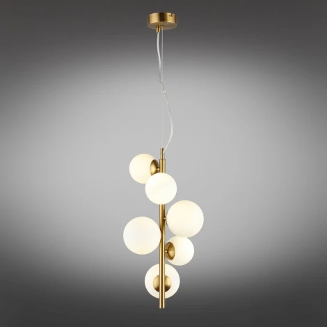 Подвесной светильник Aployt Letizia APL.314.06.06 (220V, на тросе, шарики, молекулы)