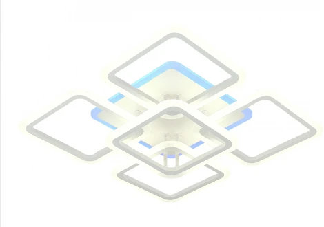 Потолочная люстра с пультом, светодиодная Natali Kovaltseva Spektr LED LAMPS 81138