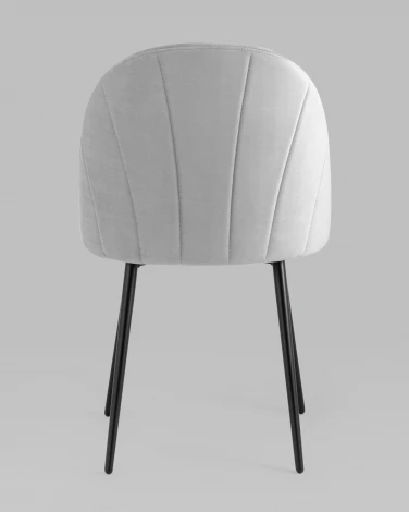 Стул Stool Group Логан NEW велюр светло-серый 2 шт арт.УТ000036155