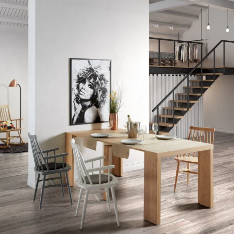 Обеденный стул La Forma (ex Julia Grup) Tressia (Каучук,Дерево,ДСП)