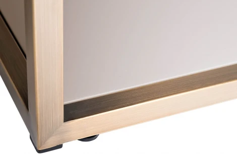 Стеллаж Garda Decor 58DB-SH16061A (Хром/Белый)