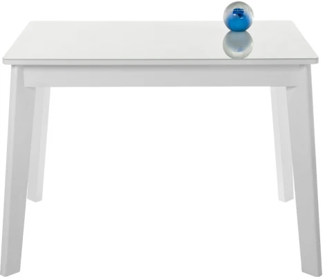 Стол стеклянный Арья 120 белый / шагрень белая 483880 Woodville