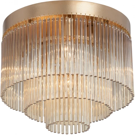 Потолочная люстра Vitaluce V53570-8/7PL, 7хЕ14 макс. 40Вт (220V, хрусталь, круглые)