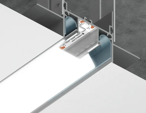 Алюминиевый профиль для натяжного потолка для светодиодной ленты до 13.2мм Ambrella Illumination GP4000AL