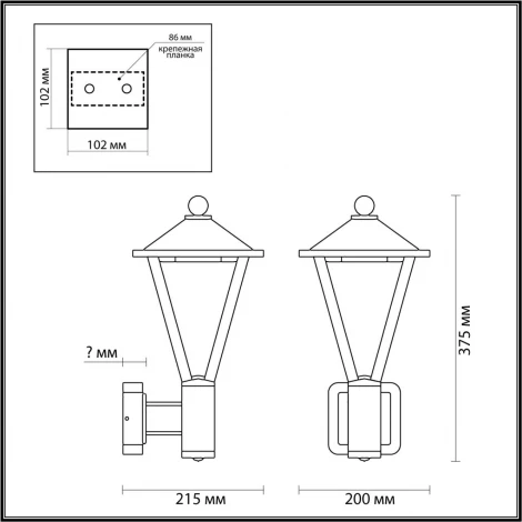 Уличный настенный светильник Odeon Light Bearitz 6655/15WL3 черный/металл IP54 LED 15W (12W SMD LED + 3W COB LED) 3000K 220V