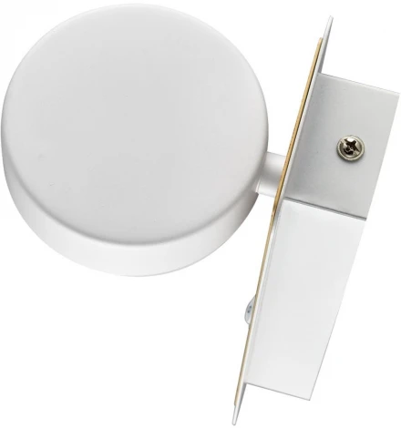 Настенный светильник Lumion Leland 8263/1W металл, белый/дерево GX53 LED 1*7W 220V (выключатель)