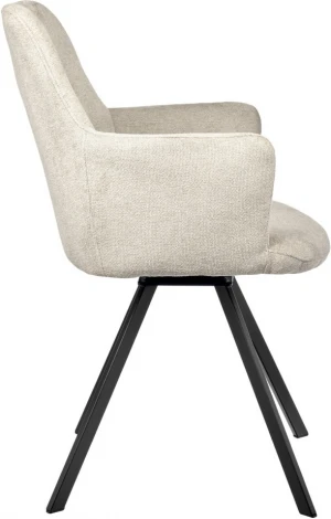 Стул Grant латте шенил на поворотном механизме Bradex Home арт.FR 1002