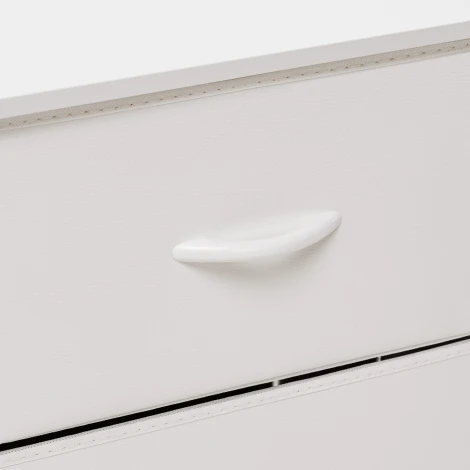Комод Линкс 2 ящ., Каркас Белый, ящики Белые Leset