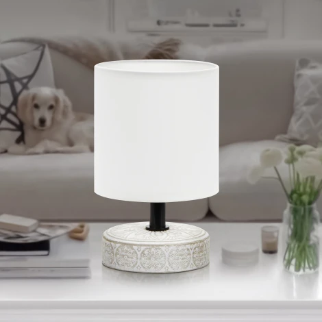 Настольная лампа Rivoli Eleanor 7070-501 (220V, выключатель, круглые)