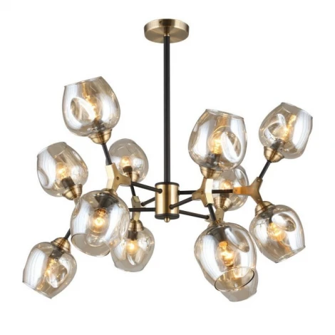 Потолочная люстра на штанге Omnilux 934 OML-93407-12 (220V, шарики)