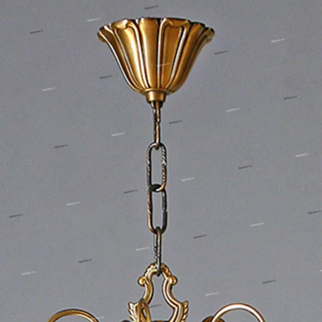 Люстра подвесная Ambiente by Brizzi Seville, 10 ламп, бронза с белым