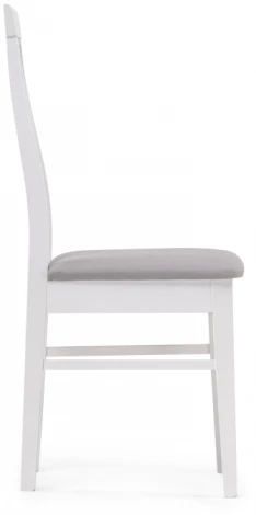 Деревянный стул Woodville Рейнир серый / белый 528938