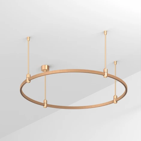 Основание (шинопровод 1м накладной/подвесной) 48V ART-APRIORI-ROUND-ROD-400-R1000 (GD) (Arlight, IP20 Металл) 048482