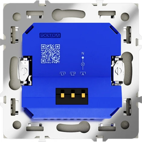 Диммер поворотно-нажимной 600 Вт (шелк) Voltum S70 VLS070304