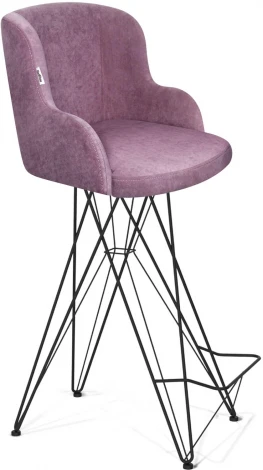Стул барный SHT-ST39/S66 пыльная роза/черный муар Sheffilton 4316279701