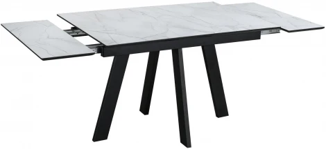 Стол обеденный DikLine WINGS Жемчужный Перито,Черный, Черный